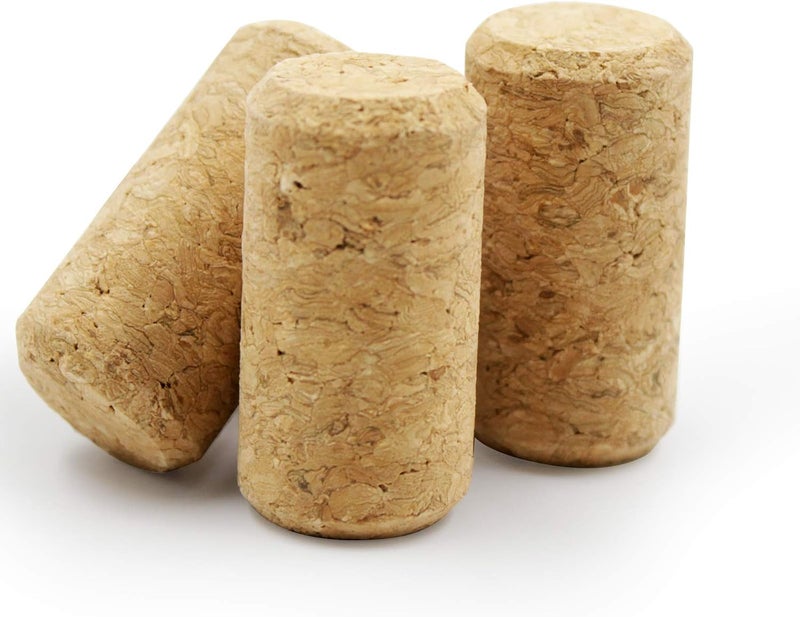 anGrace 30 Pack #8 Straight Corks, Natural Wine Corks Premium Wine Stoppers for Bottling of Wines, 7/8" x 1 3/4" - Image 4